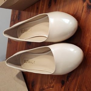 New Beige dress pump shoes